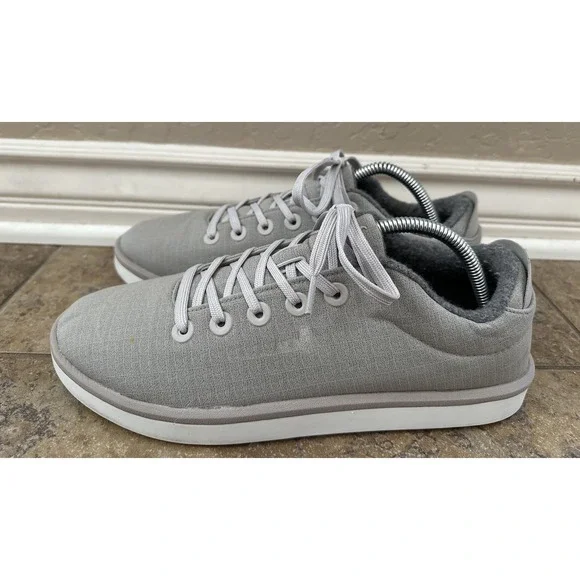 Allbirds Wool Piper Woven Pewter Gray Lace Up Shoes Women's Size 11 - Picture 2 of 10